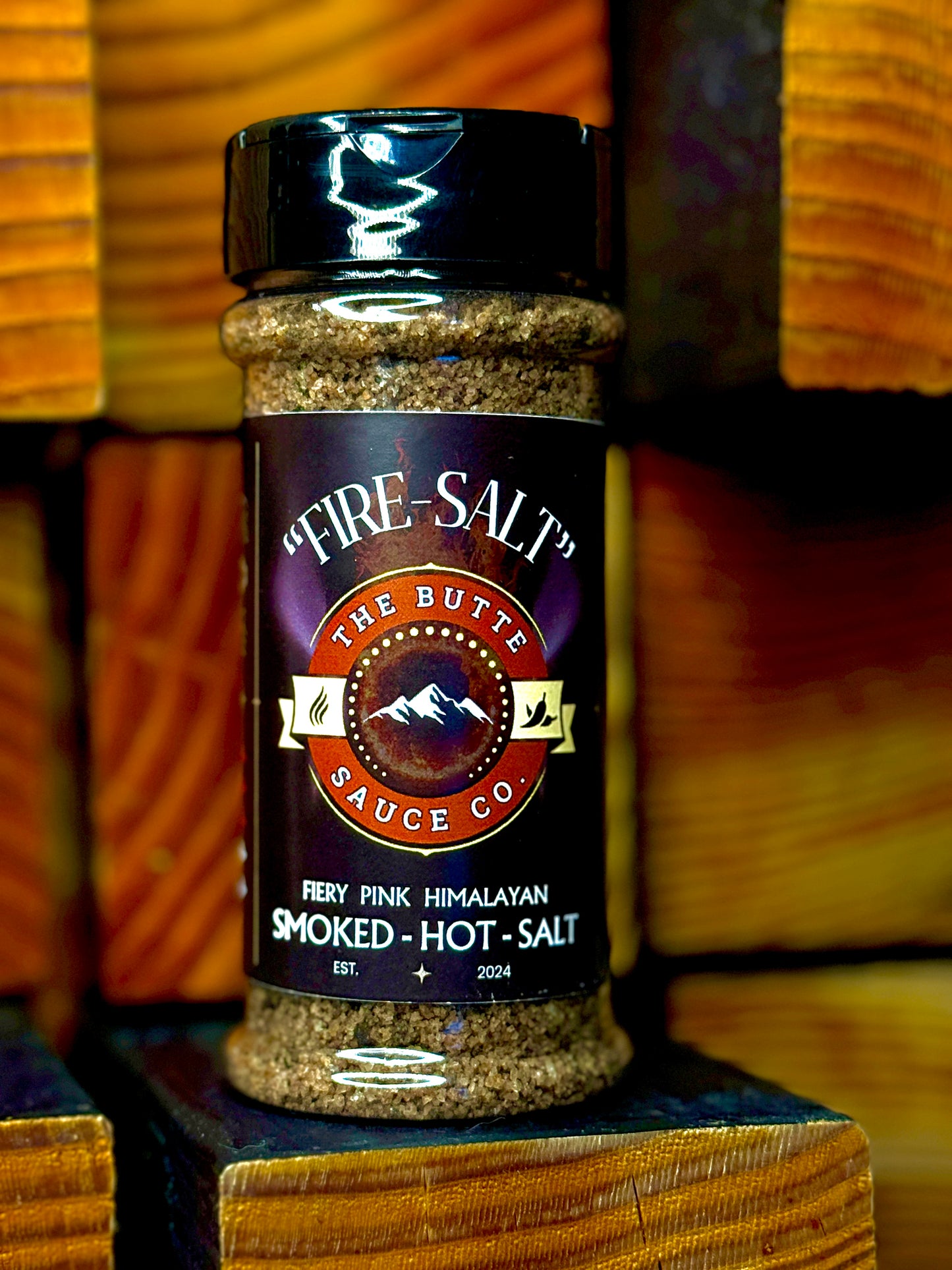 "FIRE-SALT" Smoked Himalayan HOT-SALT